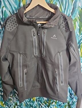 Men's Pnuma Grey Waypoint All-Season Tactical Softshell Jacket - Size L